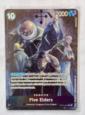Five Elders OP13-082 AA - Alternate Art - One Piece TCG - Mint - English
