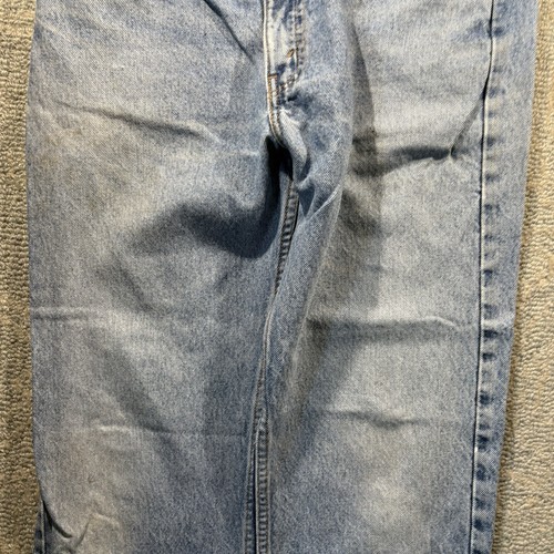 Vintage 90s Levi’s Orange Tab 505 33x30 Straight Leg Workwear Light Wash - Picture 11 of 15