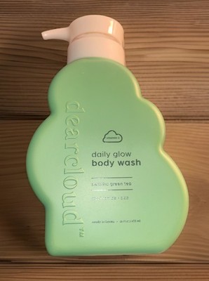 Dearcloud Daily Glow Body Wash in Matcha Green with Pump-16 Oz-New/Korean Beauty