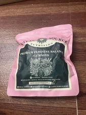 Vital Source Nutrition Premium Feminine Balance Gummies 60 Exp :12/2026-1/2027