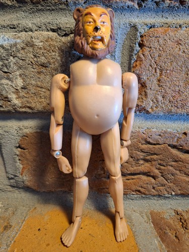 Vintage 1973 Mego Wizard Of Oz Cowardly Lion 8" Jointed Good Body Loose Arms Figur