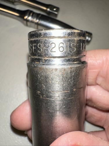 Snap-On 3/8” Drive Ratchet F-710C, 2” Extension FX-2 13/16 Deep Socket SFS-261S - Bild 12 von 15