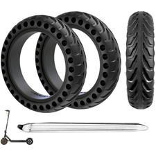 Gwansiry 8.5x2 Inch Electric Scooter Solid Tires 2PCS , Black 2PCS