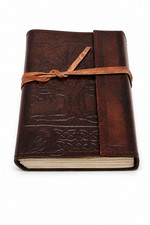 Leather Journal 7x5 Vintage Notebook Tree Diary Writing Book Strap Gift
