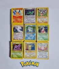 Lotto carte Pokemon Vintage 1st Ed Set Base holo/rare