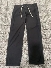 Vuori Ripstop Pants Womens Large Gray Jogger Stretch Hiking Drawstring VW401