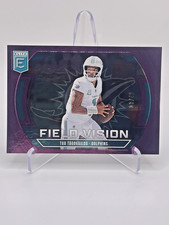 2025 Donruss Elite Tua Tagovailoa Field Vision Purple # /49 Dolphins