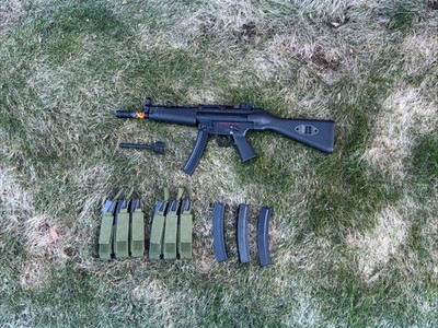 Umarex MP5A4 W/ Avalon Gear Box & 10 Mid-Cap Magazines *Works In Full Auto Only*