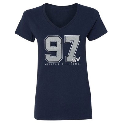 Williams 97 Jersey Big Number Inspired Fans Support Ladies' V-Neck Tshirt