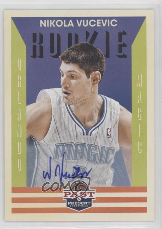 2012-13 Panini Past & Present Rookie Signatures Nikola Vucevic #215 Auto c0f