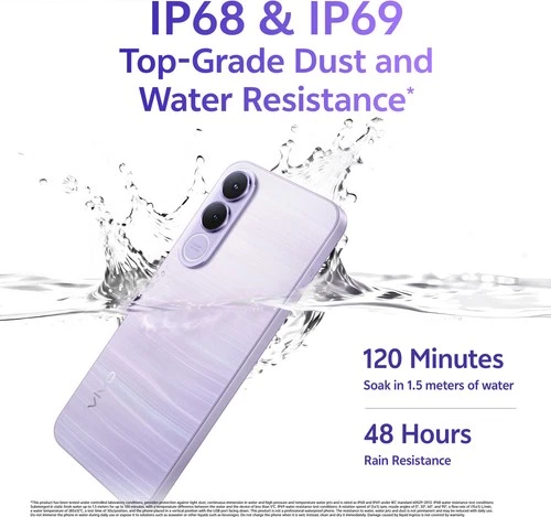 vivo V70 FE Factory Unlocked Dual SIM 256GB 7000mAh NFC Northern Lights Purple - Picture 18 of 19