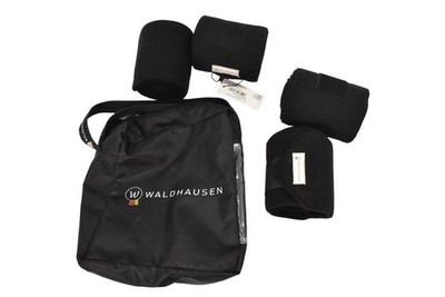 Waldhausen Fleece Bandages Basic 4er Set Black FULL MPN 128800 Made In India