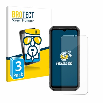 3x BROTECT Panzerfolie Schutzglas für Ulefone Power Armor 18T Ultra 9H Zubehör