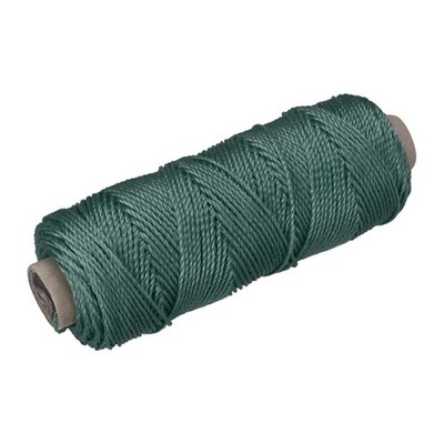 Twisted Nylon Mason Line Dark Green 100M/109 Yard 1.5MM Dia for DIY Projects