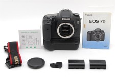 SC:27138[MINT] Canon EOS 7D 18.0 MP Digital SLR Camera Body BG-E7 From JAPAN