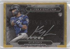 2020 Topps Five Star Silver Signatures Gold /10 Kyle Lewis #SS-KLE Auto 0xz8