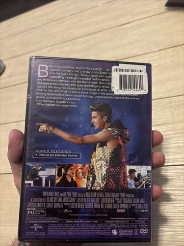 Justin Bieber’s Believe DVD! Brand New And Sealed! - Picture 2 of 3
