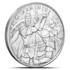 1 oz Legendary Warriors Arminius Silver Round (New) 73.98 per troy oz
