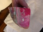 Beautiful Polished Pink, Gray & White Agate Geode Decor from Brazil — photo 10