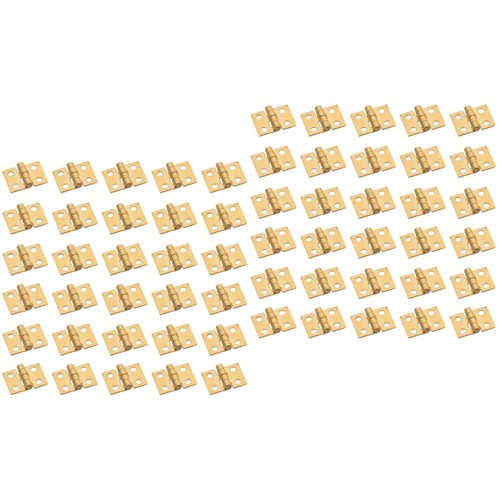 2 Conteggi Mini Cerniere Miniature Artigianali Cerniere Oro per Progetti Piccole - Foto 6 di 12