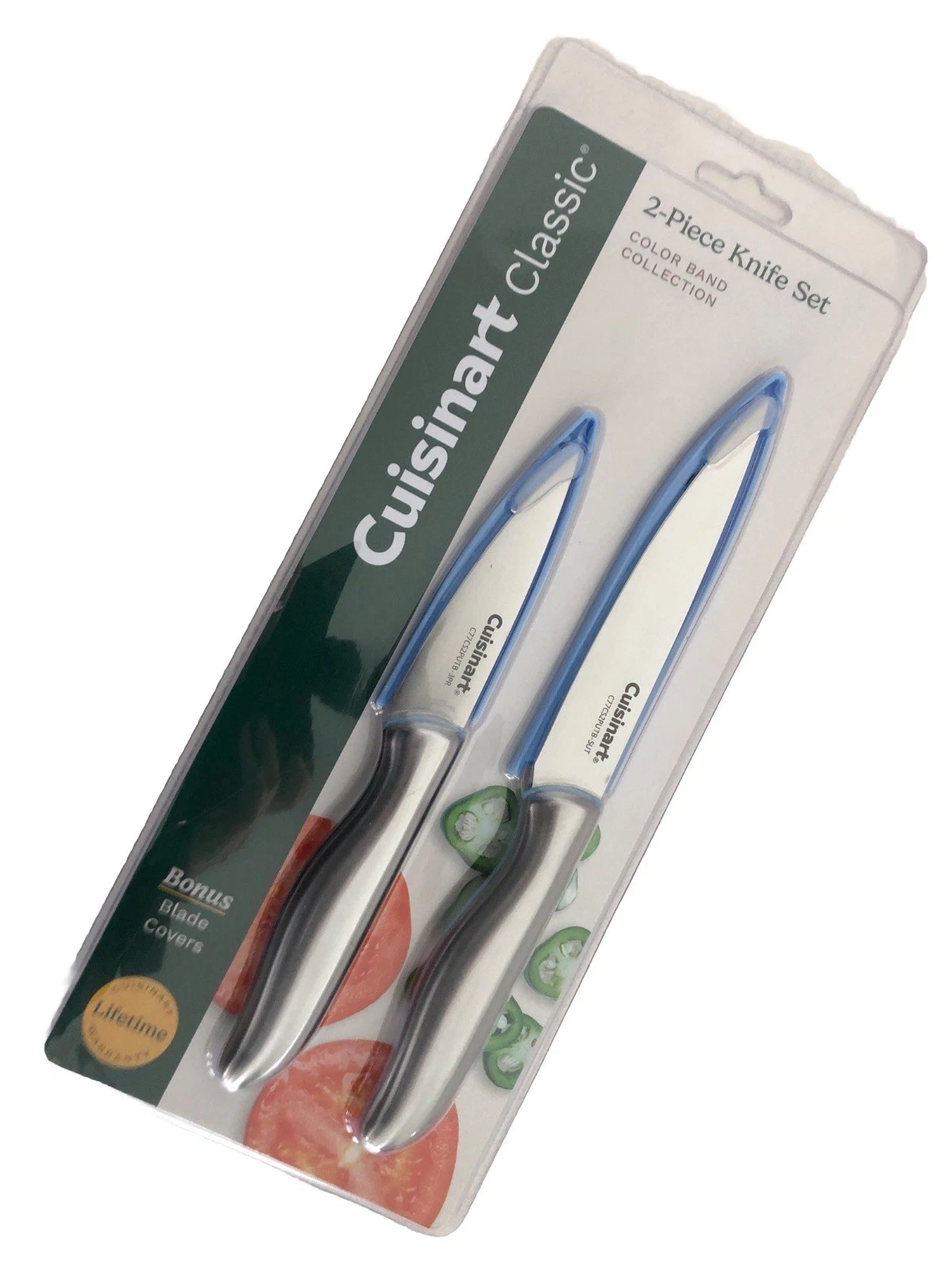 New Cuisinart Classic 2 Pc Paring Knife Stainless Steel Blue Knife Heavy Quality
Opens in a new wind