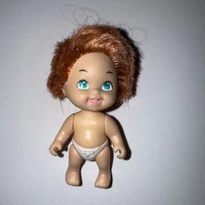 Tyco Vintage 1990 Auburn Hair Baby Quints #4 Miniature Doll Loose Toy