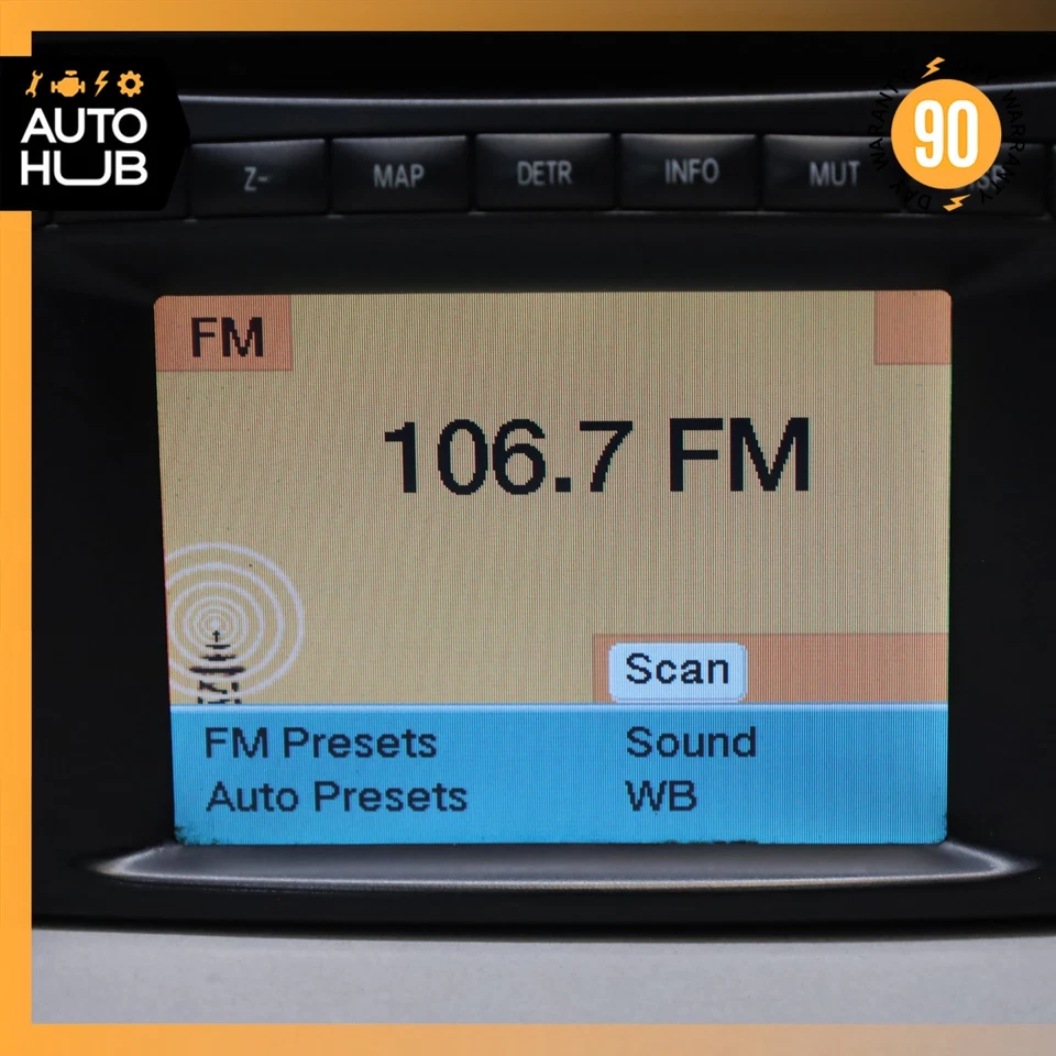 03-04 Mercedes R230 SL500 SL55 AMG Unidad principal Radio Comando Navegación OEM Foto 3 de 4