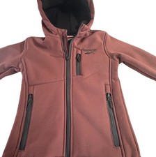Reebok Full Zip Jacket Faux Fur Lined Boys Size 4 Maroon Style OCRB1306 NWT
