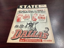 1950’s Movie Theatre Handbill State Theatre In Deposit, New York