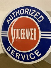 Authorized Studebaker Service 23.5 Inch Sign