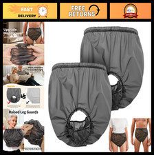 2 Pack Waterproof Adult Incontinence Pants, Reusable Diaper Covers with Leak Pro