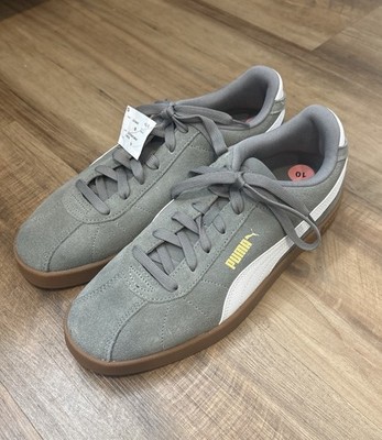 Puma Club II Era Suede Grey Gum Sole Men s Trainer Sneaker
