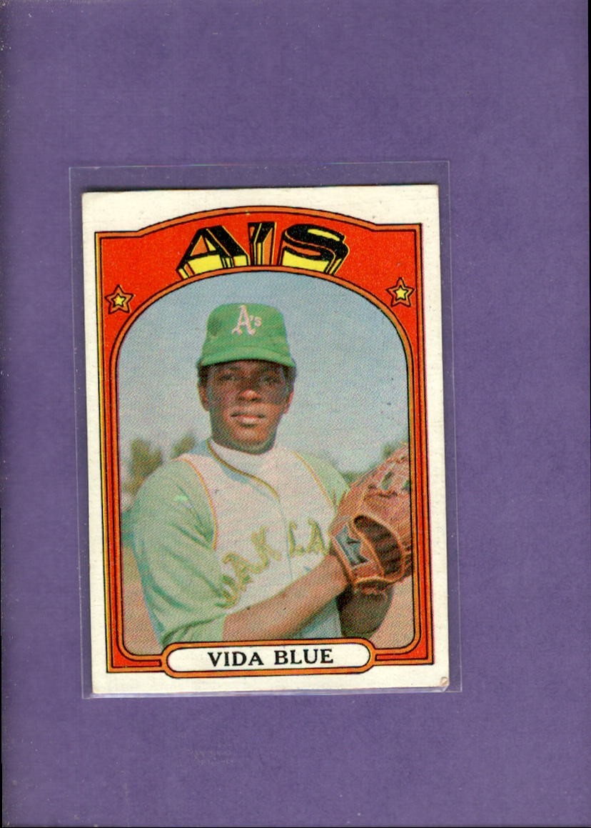 1972 Topps #169 Vida Blue EX Excellent Athletics ID:81428