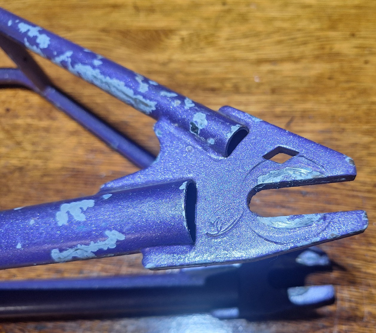 Vintage Purple Diamondback BMX Bike Frame 19 Inch Top Tube (Robinson, Powerlite)