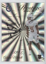 2024 Panini Prestige Rookies Xtra Points Sunburst Adonai Mitchell #325 02l5