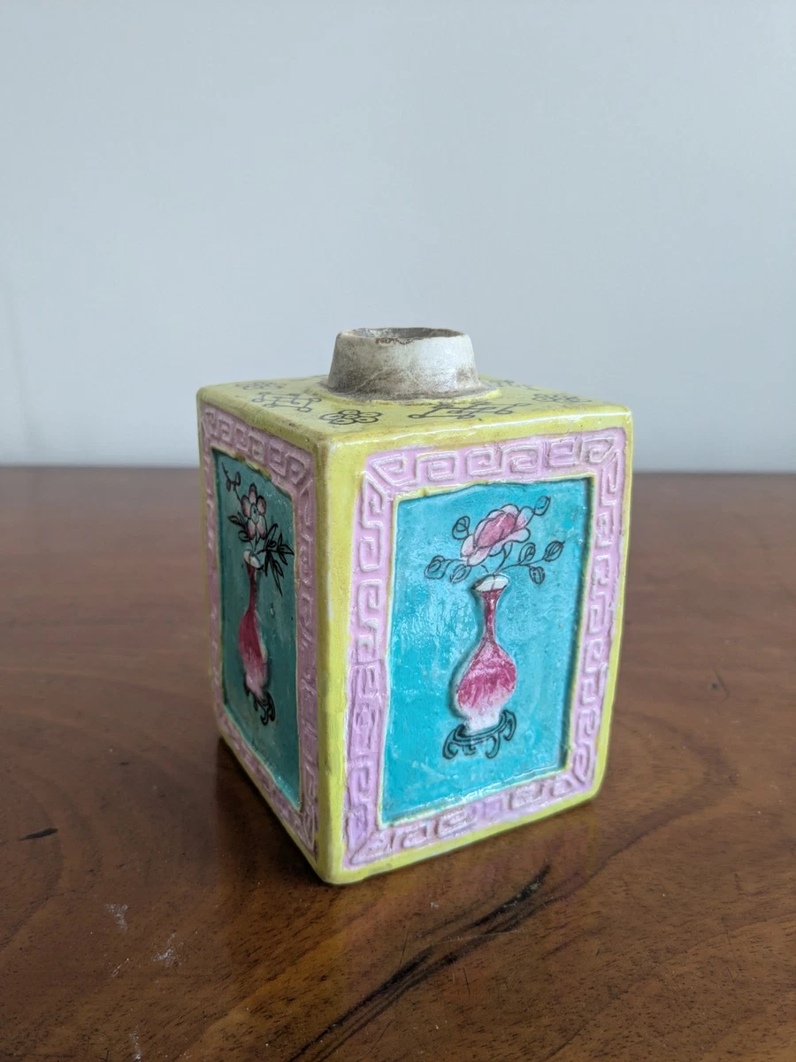 陶瓷中国古董茶叶罐多色| eBay
