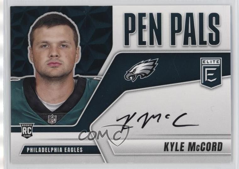2025 Panini Donruss Elite Pen Pals Kyle McCord #PP-KMC Auto 4g8