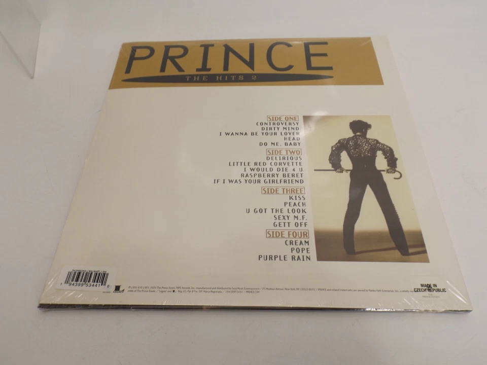 Prince the Hits 2 - Creamy White - Sealed US 2-LP Vinyl Set - Image 3 of 4