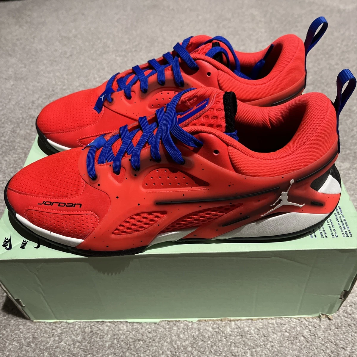 Nike Air Jordan Heir Series Bright Crimson FQ3858 614 Men\'s Size 13 Shoes No Box Jordan Heir Bright Crimson Racer Blue FQ3858-614 main image 2
