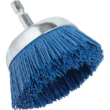 Dico Nyalox 2-1/2 In. Blue Fine Drill-Mounted Brush 7200007 Dico Nyalox 7200007