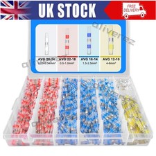 1000PCS Solder Stick Waterproof Seal Sleeve Heat Shrink Butt Wire Connectors Kit