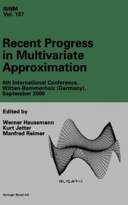 Werner Haussman Recent Progress in Multivariate Approxima (Hardback) (UK IMPORT)
