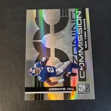 2007 Donruss Elite - Zoning Commission Tiki Barber #ZC-30 Black /400