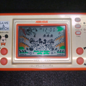 Nintendo Game and Watch Mickey Mouse Egg Handheld Wide Screen MC-25 1981 Retro
