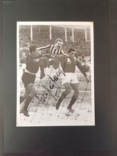 Foto Calcio Juventus Anni 50 Giocatori Azione Firmata Autografo Boniperti