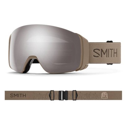 Smith 4D Mag Goggle 2026-Bandit w/ CP Sun Platinum Mirror + CP Storm Blue