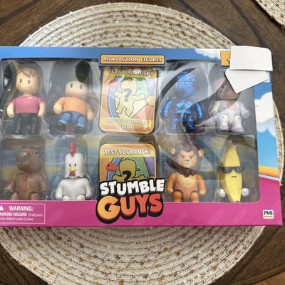 SCOPELY STUMBLE GUYS 10 PACK 3'' COLLECTIBLE FIGURES+DYNAMITRON+EXCLUSIVES 10/12
