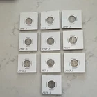 Roosevelt Dimes Lot of 10 San Francisco Mint 1946-1953 Silver 10C Coins