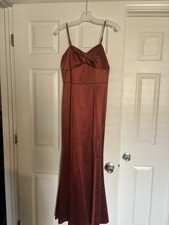 Sleeveless Twist Neck Mermaid Dress Cinnamon Size 6 MPN 29163175