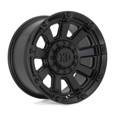 17x9 Xd Wheels Xd852 Gauntlet Satin Black Rims 6x139.7 Et0 1pc